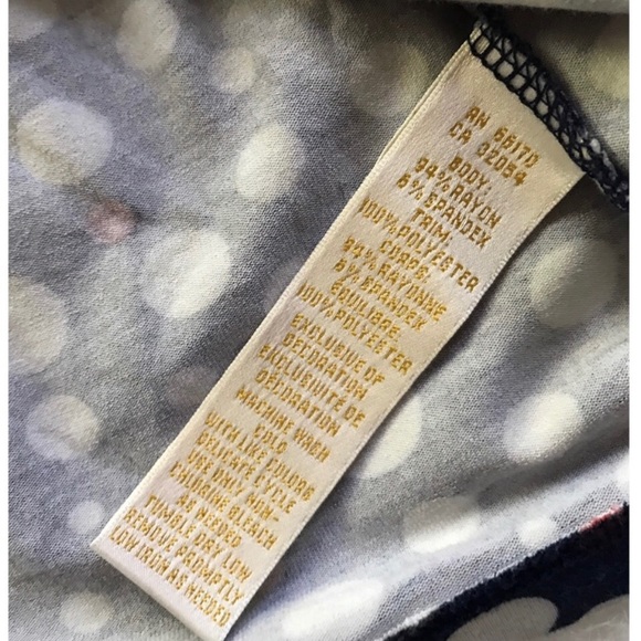 EUC Anthropologie Ric Rac Polka Dot Bow Tank - Picture 10 of 10